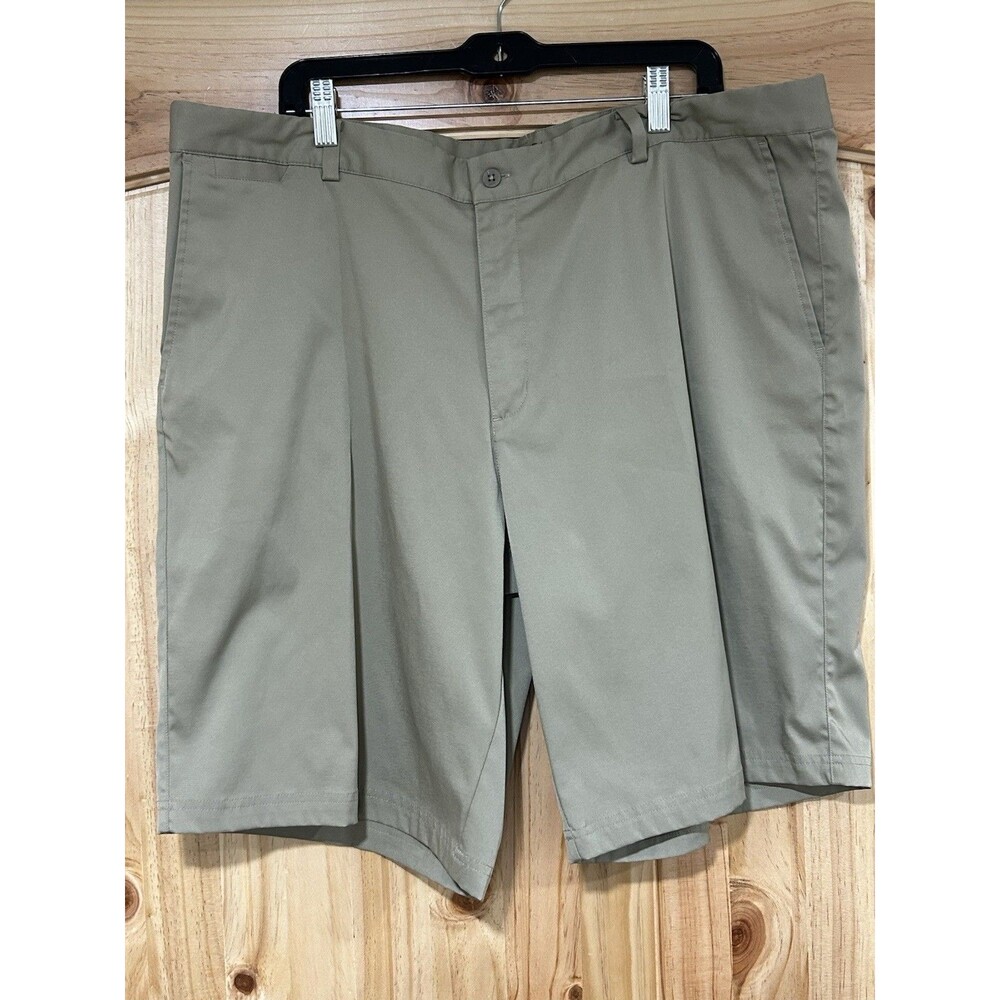 Nike Golf Shorts Standard Fit Performance Stretch Size 42 Dri Fit Beige